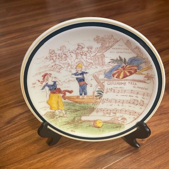 Opera Plates Vernon - Etsy French Opera Reproduction Dinner Plates by Vernon Kilns 8.5\